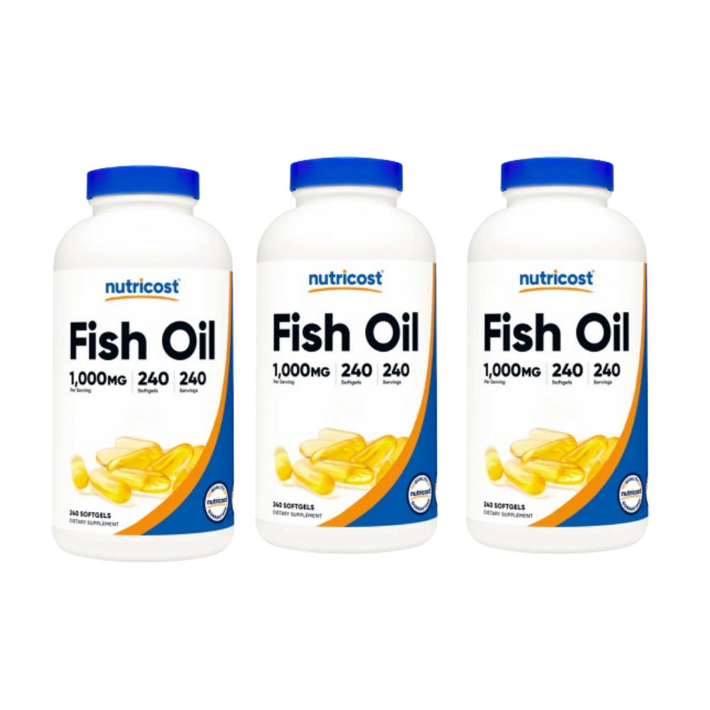 PACK X3 NUTRICOST OMEGA 3 FISH OIL - 1