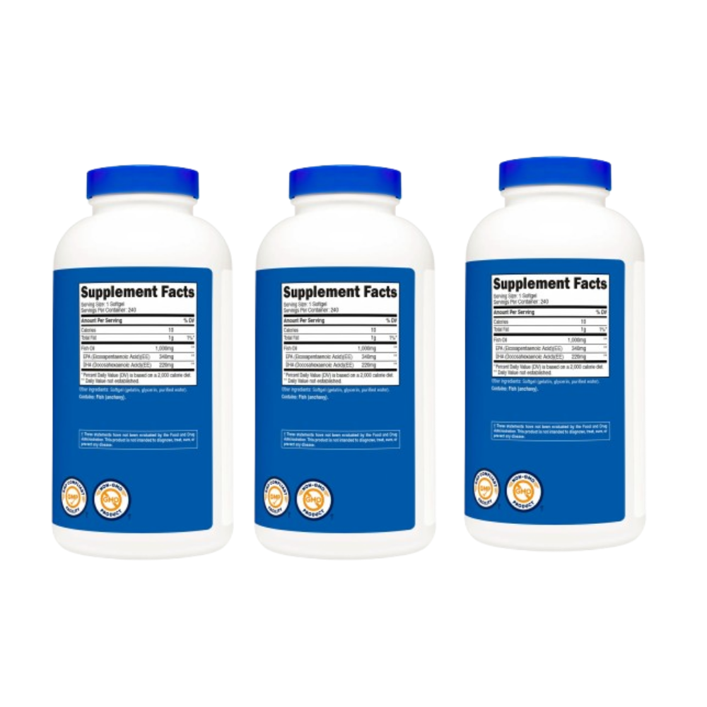 PACK X3 NUTRICOST OMEGA 3 FISH OIL - 2