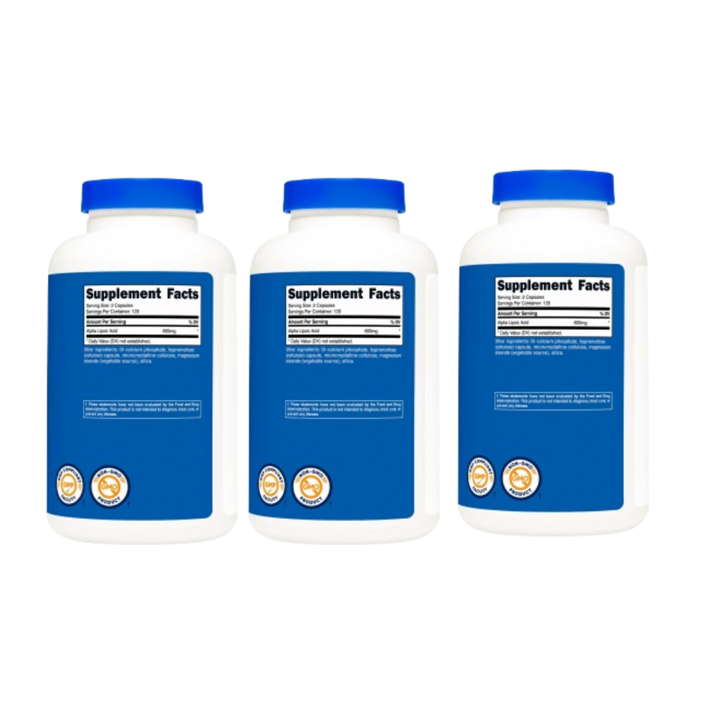 PACK X3 NUTRICOST ALPHA LIPOIC ACID ÁCIDO ALFA LIPOICO - 2