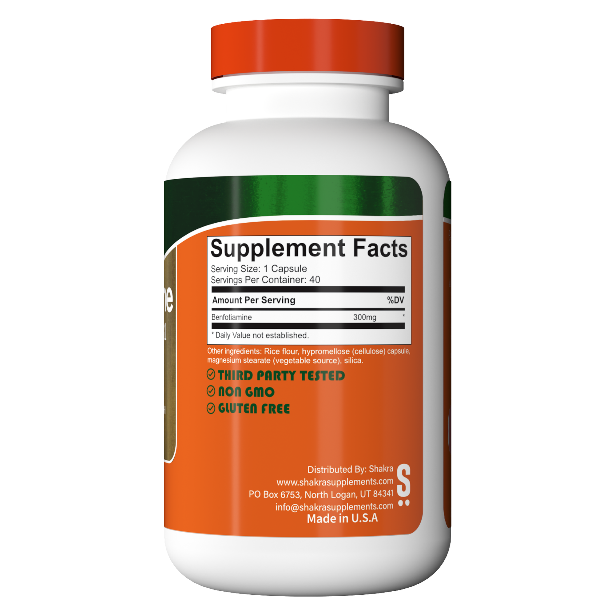 SHAKRA BENFOTIAMINE BENFOTIAMINA 120 CAPSULES - 2