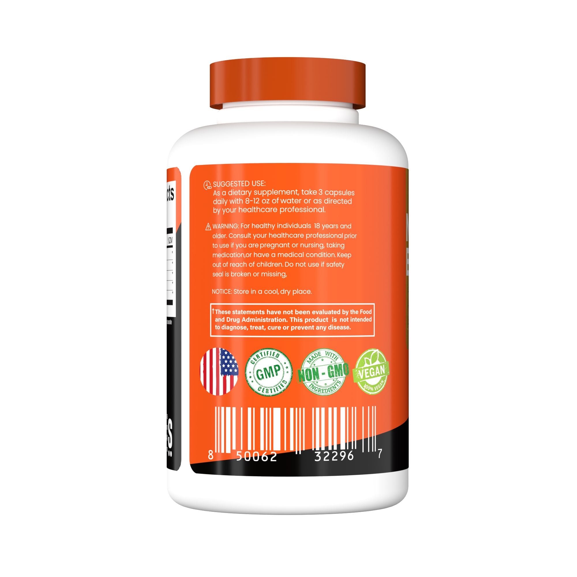 SHAKRA NITRIC OXIDE BOOSTER 180 CAPSULAS - 3
