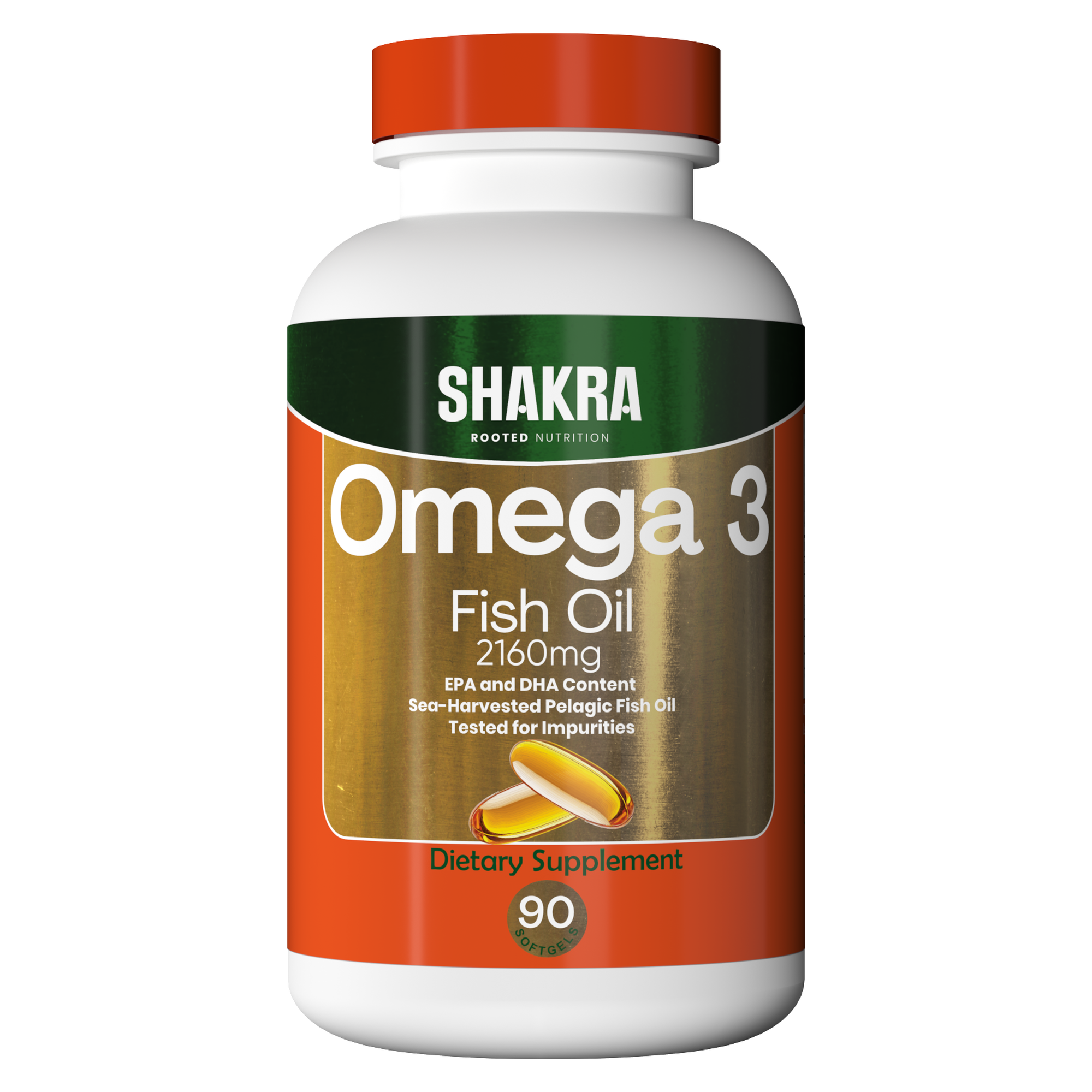 SHAKRA FISH OIL OMEGA 3 90 CAPSULES - 1