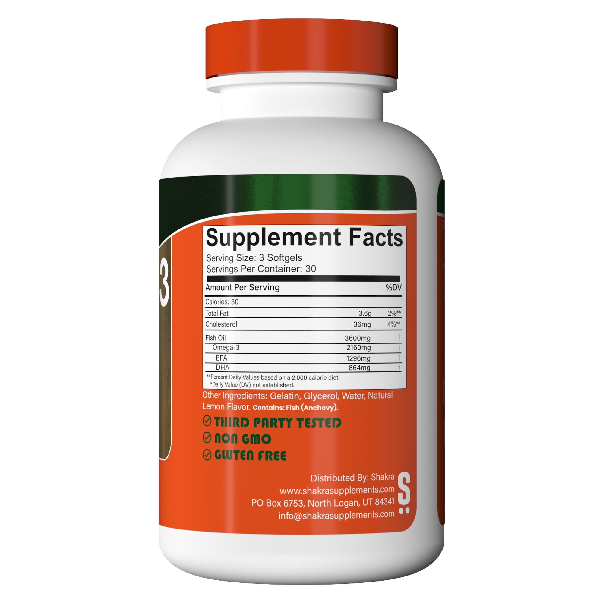 SHAKRA FISH OIL OMEGA 3 90 CAPSULES - 2