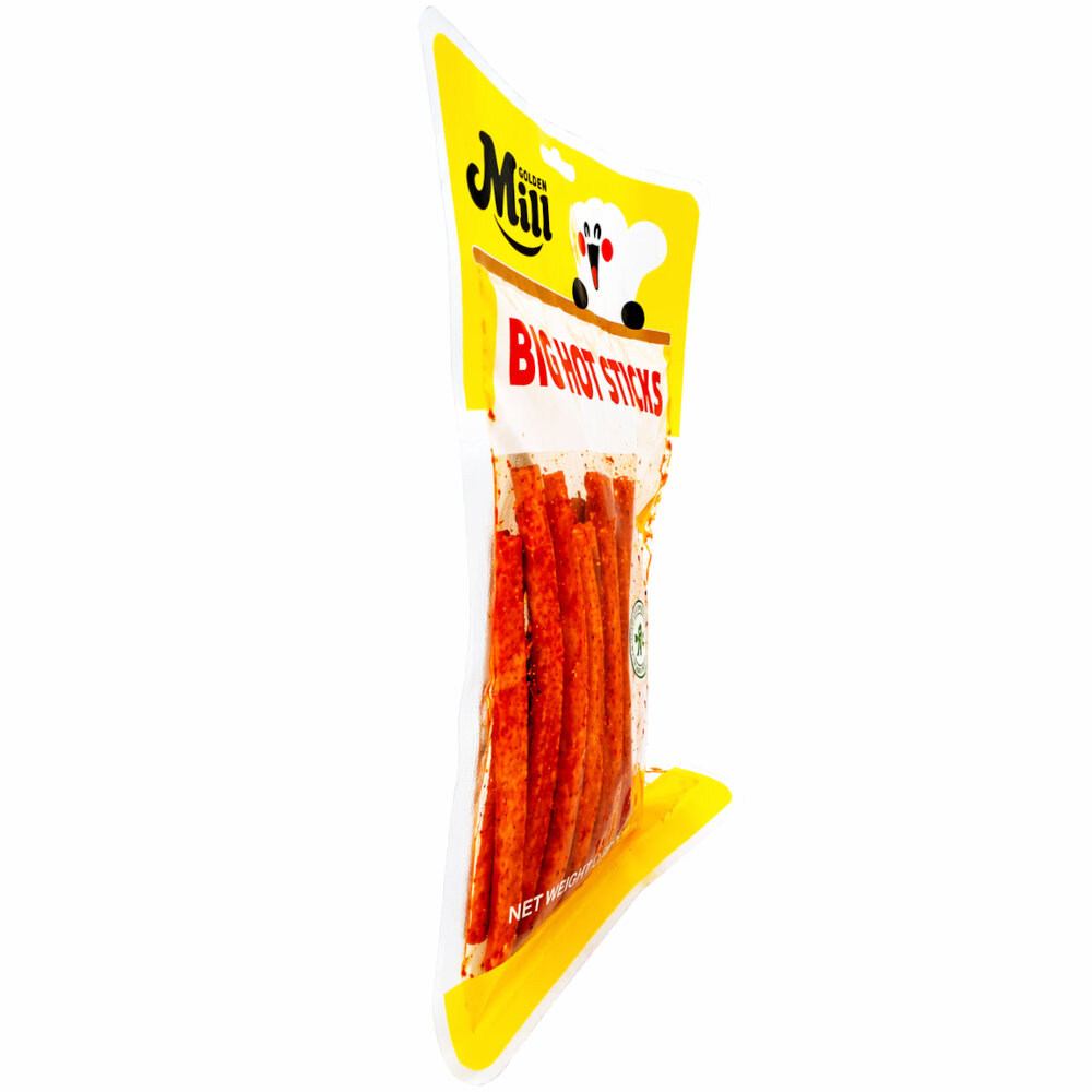 PACK SNACK PALITOS DE SOYA GOLDEN MILL PICANTE CONTENIDO 3U DE 100G - 4