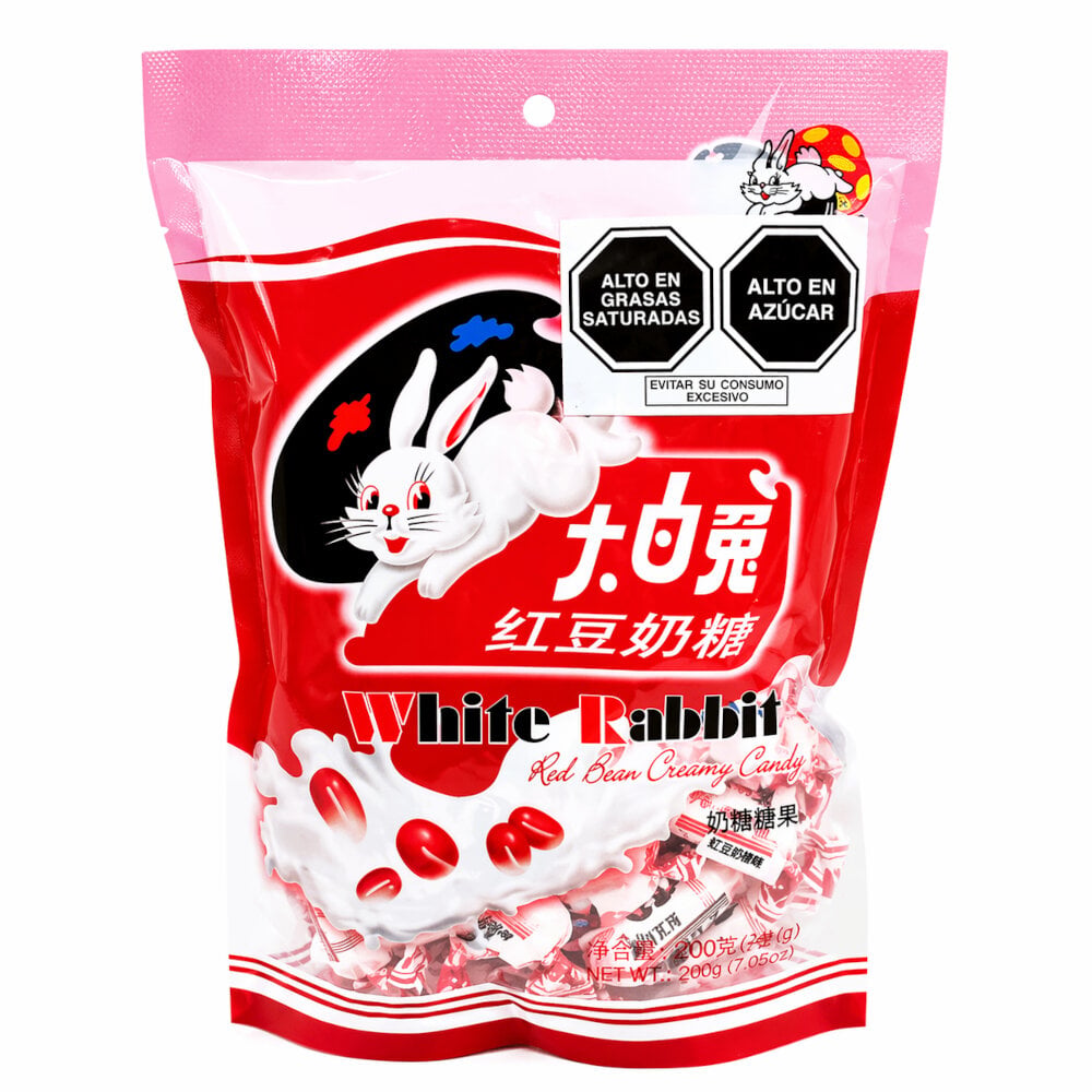 PACK CARAMELOS CREMOSO DE FREJOL ROJO WHITE RABBIT DULCE BLANDO CONTENIDO 2U DE 200GR - 5