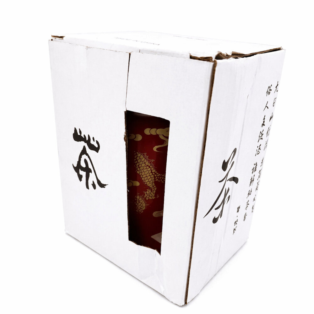 TAZA CERAMICA CON FILTRO ORIENTAL DRAGONES FORTUNA CIELO NUBES CAPACIDAD 270ML - 7