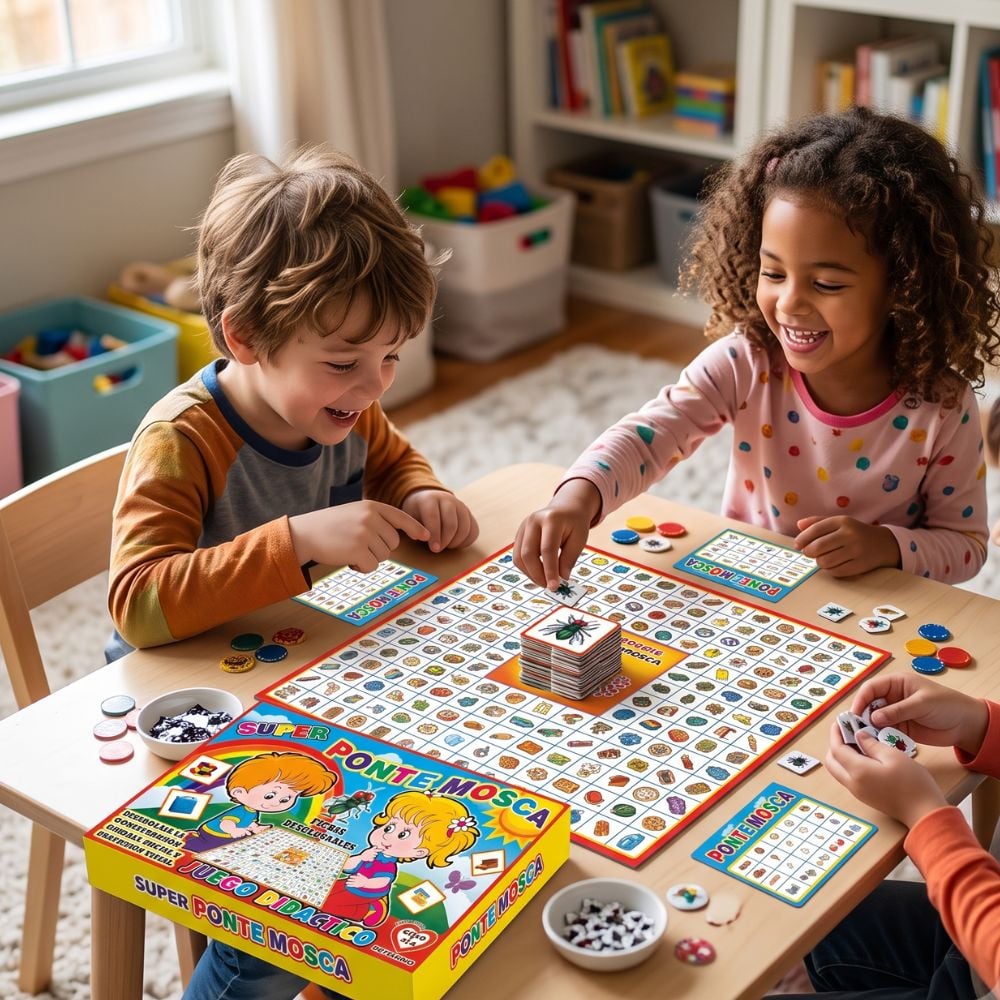 JUEGO DIDACTICO SUPER PONTE MOSCA- JUEGO DE CONCENTRACION Y AGILIDAD MENTAL PARA NIÑOS - 4