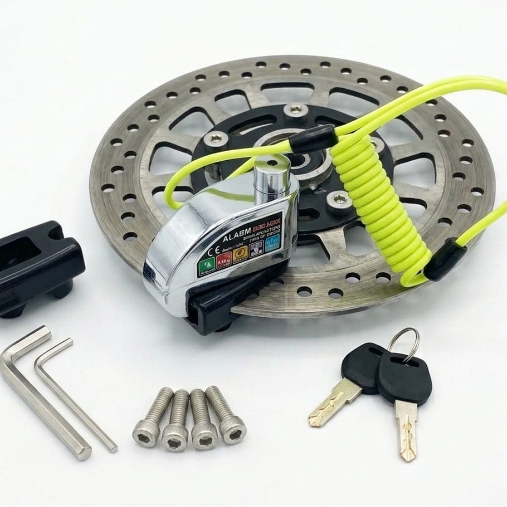 CANDADO DE DISCO CON ALARMA PARA MOTO - 3