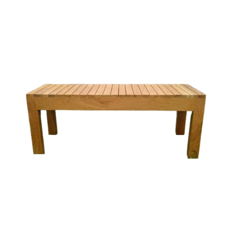 BANCA DE MADERA HUARURO RUSTICA - IDEAL PARA TERRAZA COMEDOR BALCON - 100CM - 2