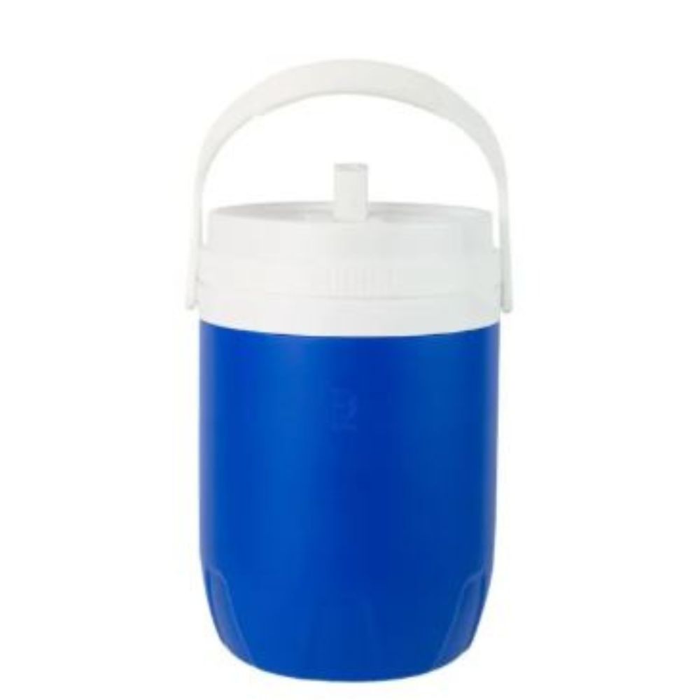 COOLER AZUL GRANDE 4 LITROS CON BOQUILLA EN TAPA - IDEAL PARA BEBIDAS FRIAS Y REFRESCANTES - 1