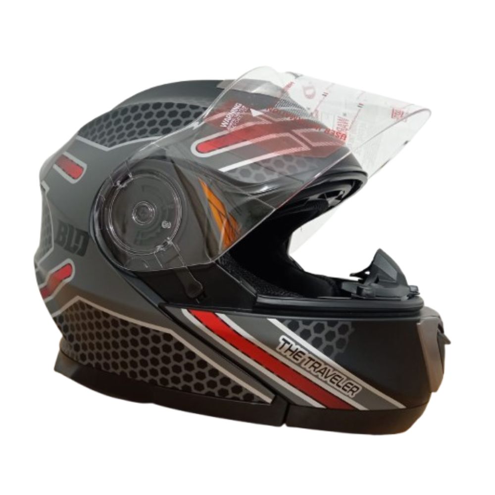 CASCO DE MOTO CERTIFICADO IRON LOX ARTICULADO INTEGRAL TALLA L - 2