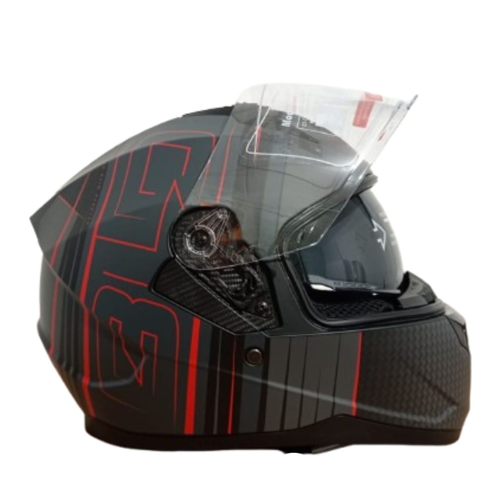 CASCO DE MOTO CERTIFICADO TERRA  REA INTEGRAL TALLA L - 1