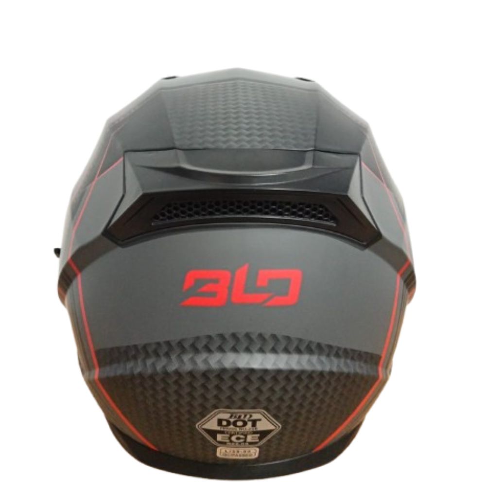 CASCO DE MOTO CERTIFICADO TERRA  REA INTEGRAL TALLA L - 4