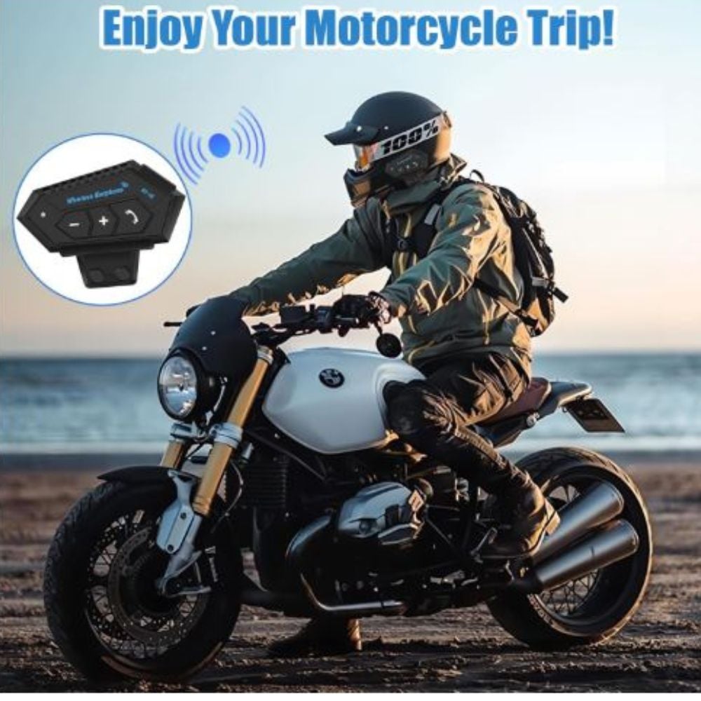 BLUETOOTH PARA CASCO DE MOTO PREMIUM INVREIBLE ATIRUIDO PARA LLAMADAS Y MUSICA - 6