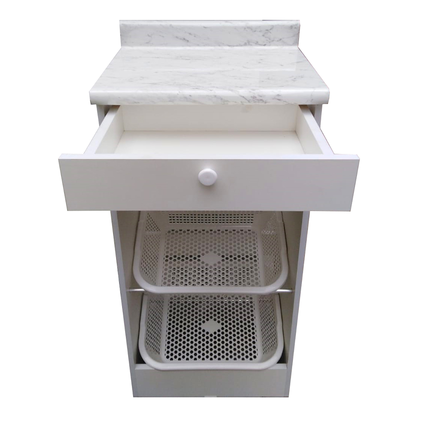 MUEBLES DE COCINA 2 EN 1 REPOSTERO VERDULERO LINEA BLANCA - 4