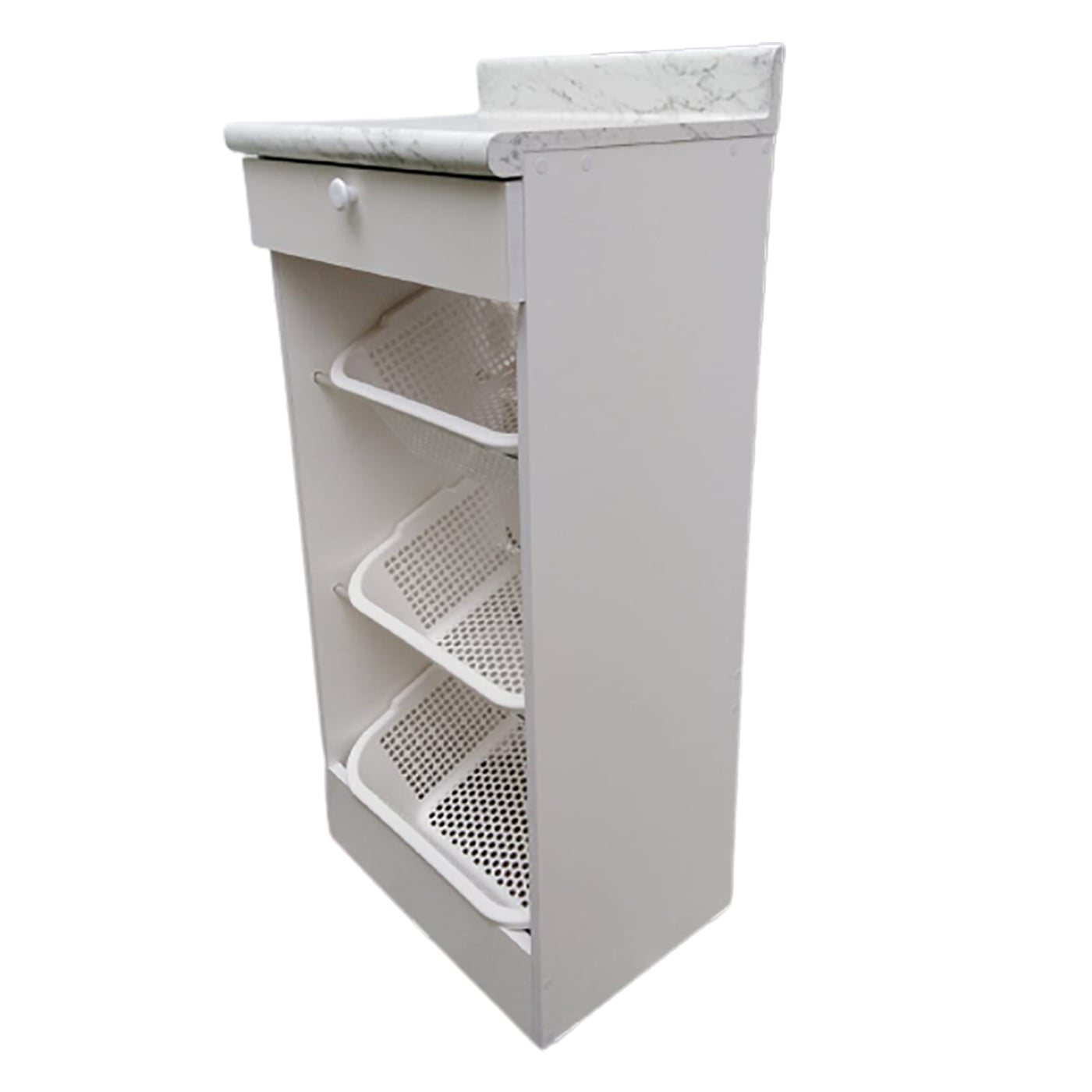 MUEBLES DE COCINA 2 EN 1 REPOSTERO VERDULERO LINEA BLANCA - 5
