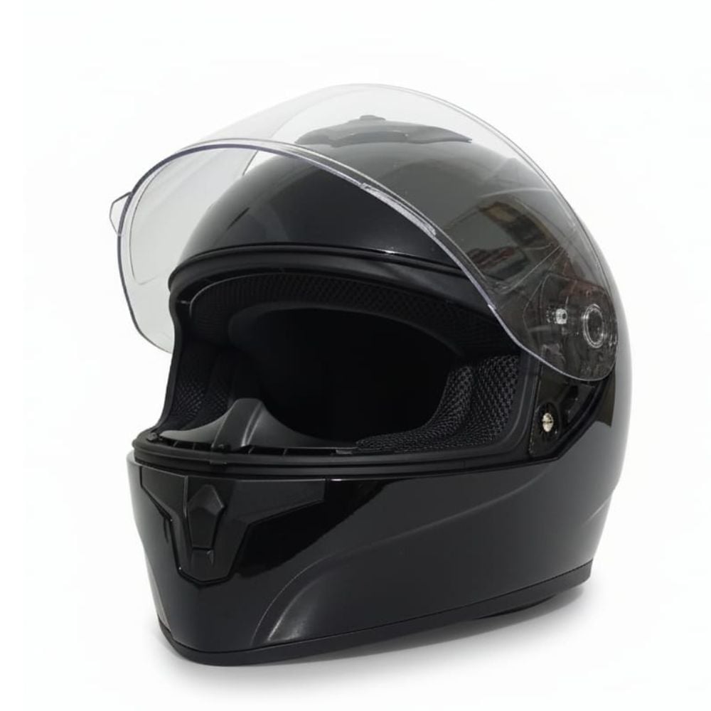 CASCO INTEGRAL DE MOTO HK4 BRILLANTE CON DOBLE VISOR ANTIRAYADURAS - TALLA XL - 2
