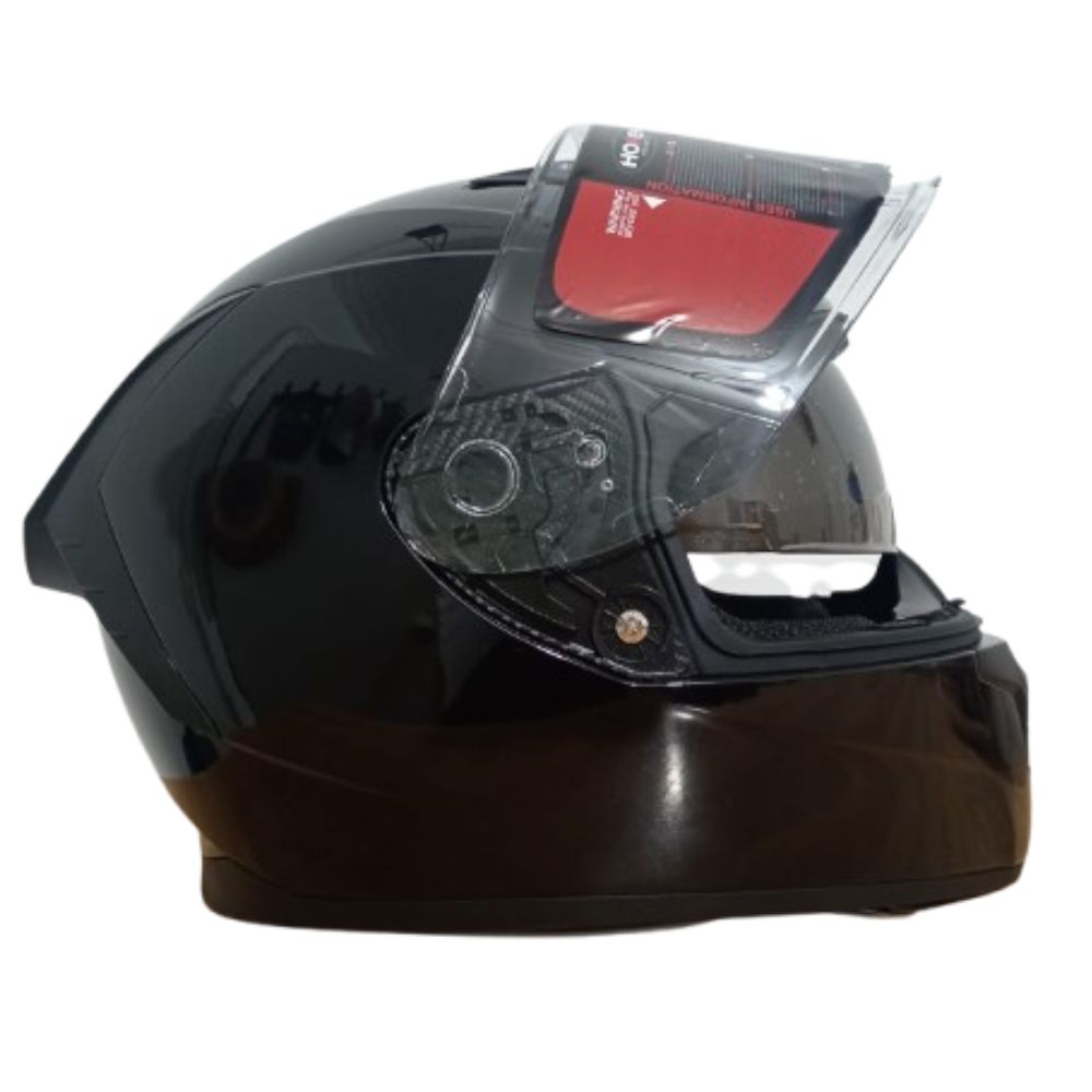 CASCO INTEGRAL DE MOTO HK4 BRILLANTE CON DOBLE VISOR ANTIRAYADURAS - TALLA XL - 4