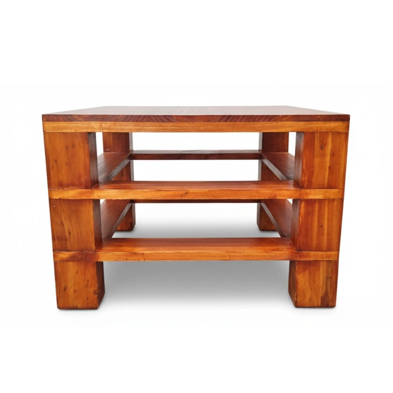 MESA DE CENTRO EN MADERA PINO  GOREEN CARAMELO - 2