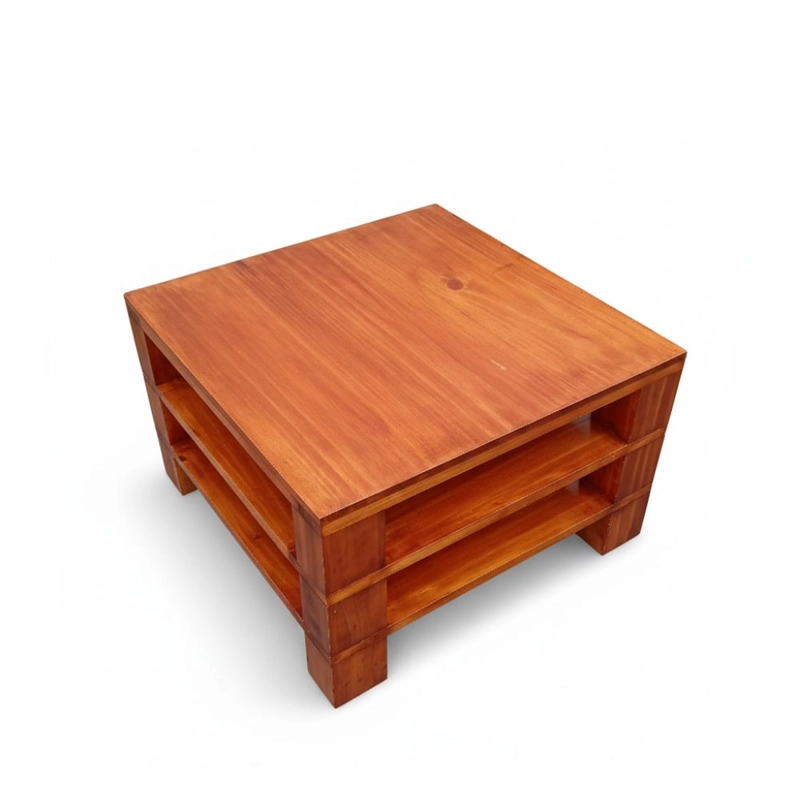 MESA DE CENTRO EN MADERA PINO  GOREEN CARAMELO - 3