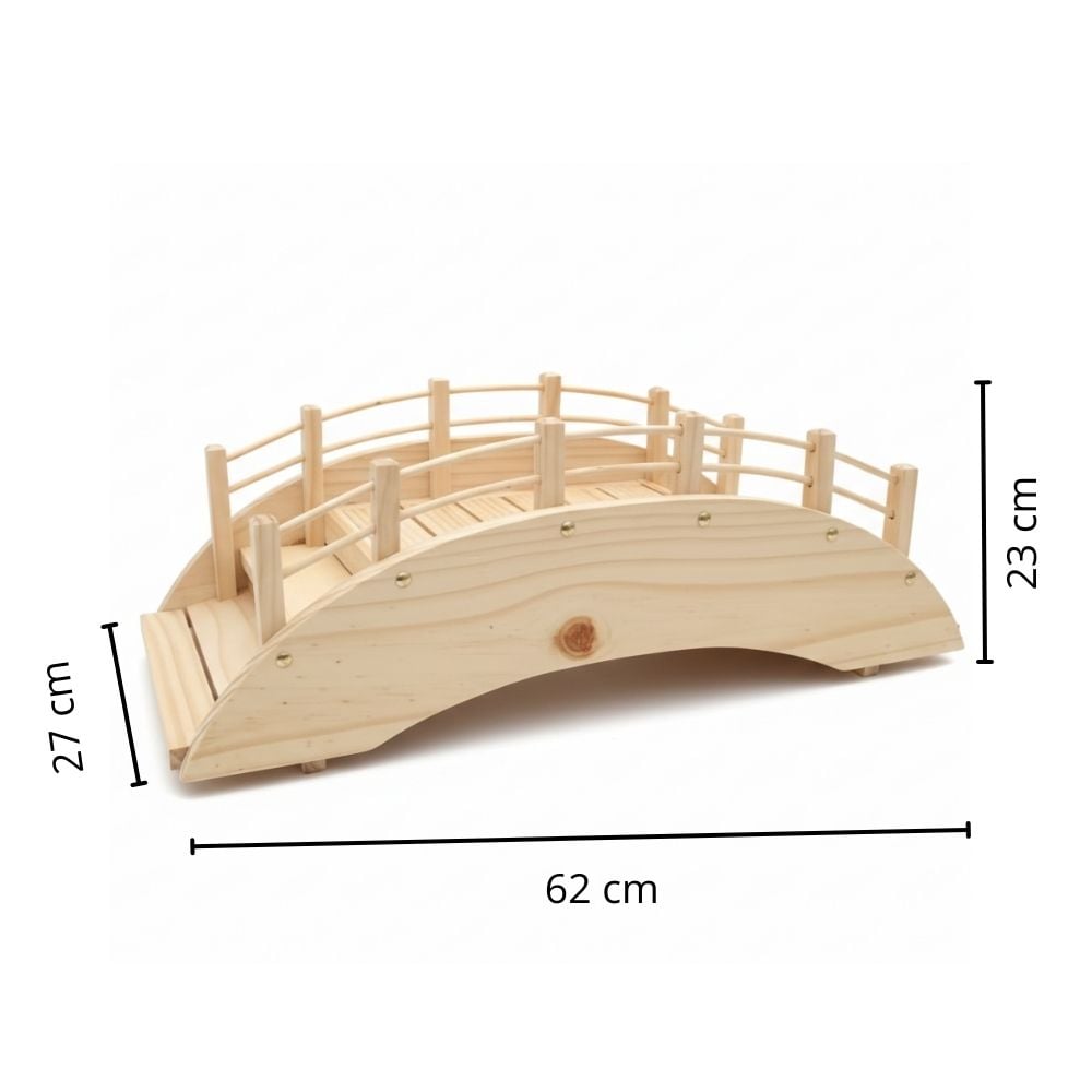PUENTE DE BOCADITOS EN MADERA EN MADERA PINO - BANDEJA FUENTE PARA BOCADITOS - 5