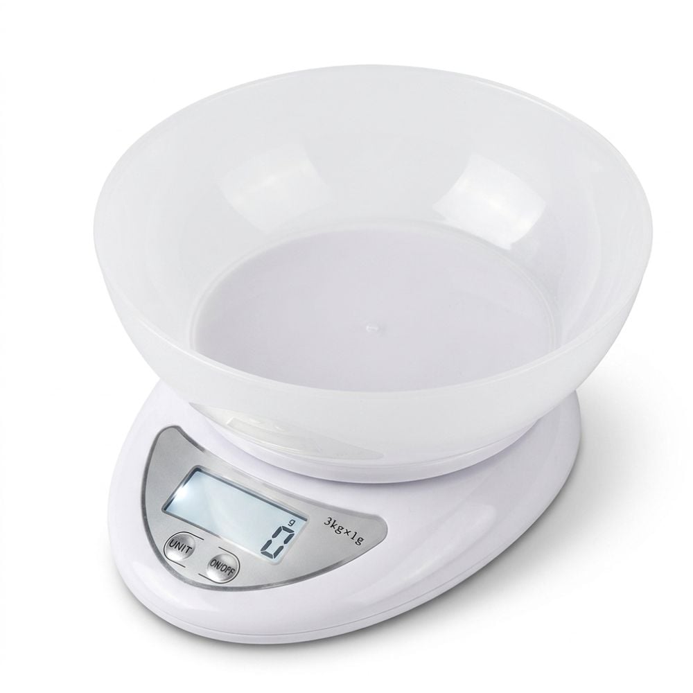 BALANZA BASCULA DE COCINA GRAMERA PARA ALIMENTOS DIGITAL CON PRECISION Y BOL - 1