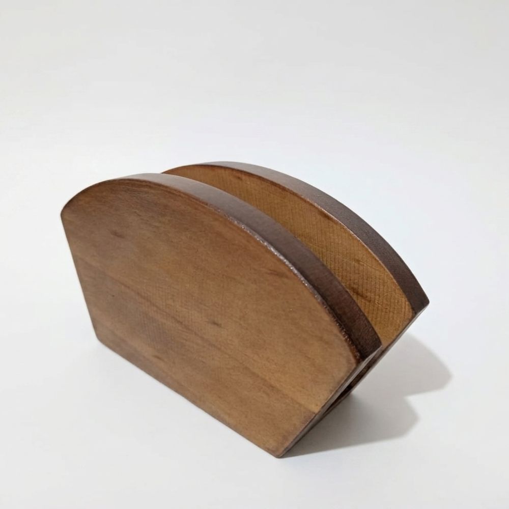 SERVILLETERO BALTA DE MADERA PINO - COLOR MARRON MATE - 4