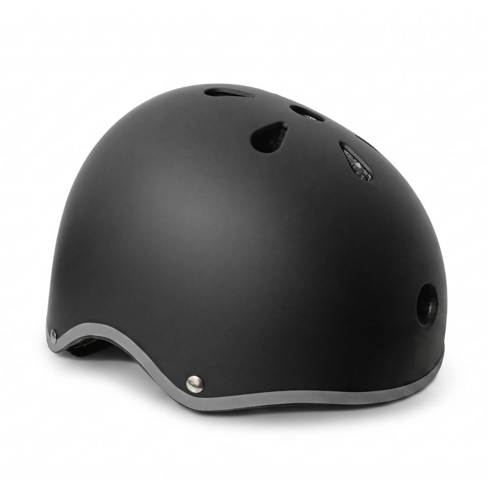 CASCO DE BICICLETA OLLIE KIDS NEGRO TALLA XS CON LUZ TRASERA PROTECCION PARA NIÑOS - 2