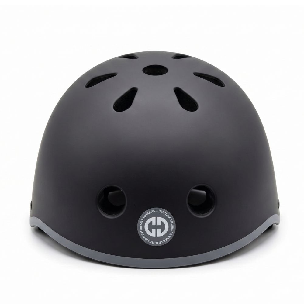 CASCO DE BICICLETA OLLIE KIDS NEGRO TALLA XS CON LUZ TRASERA PROTECCION PARA NIÑOS - 3
