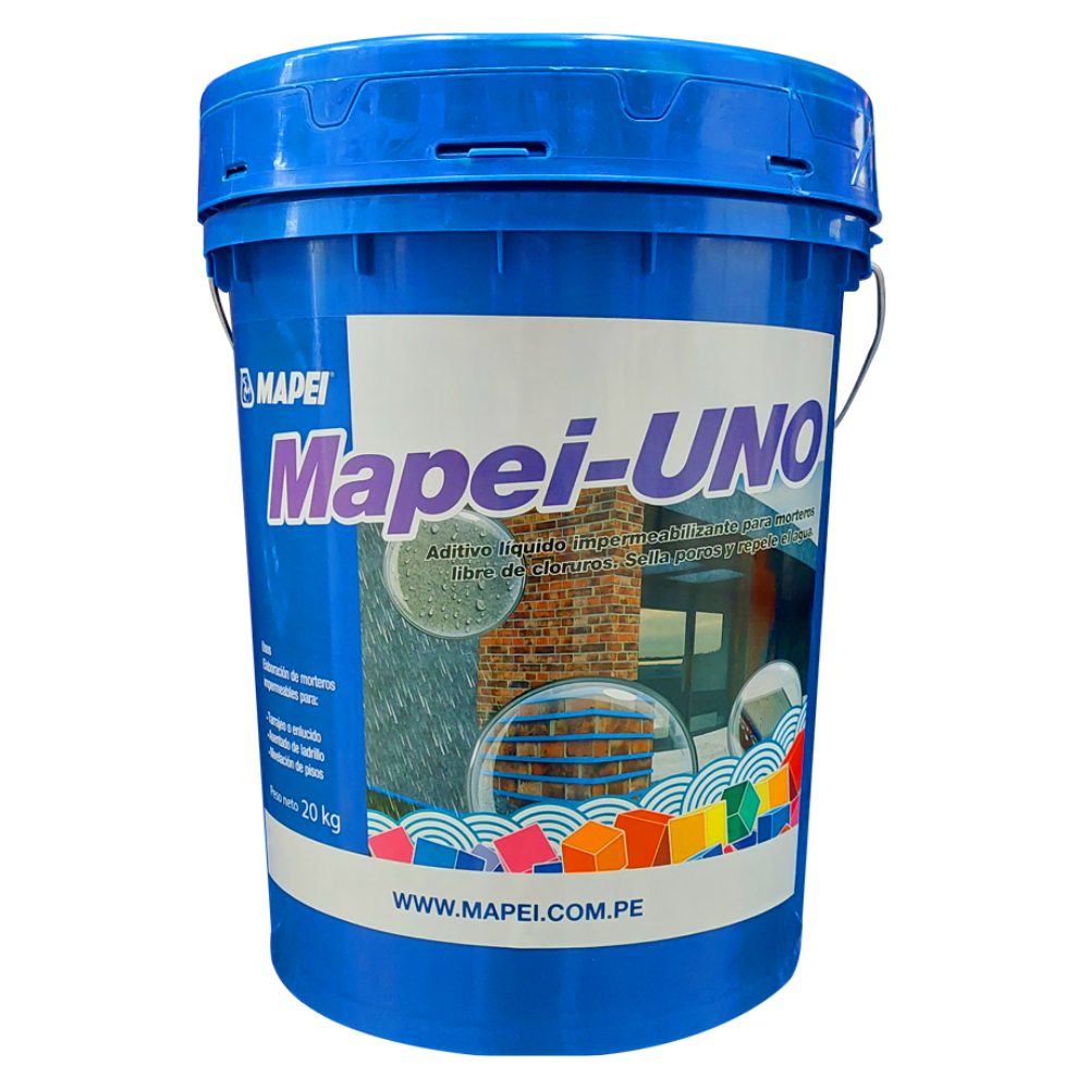 IMPERMEABILIZANTE PARA MORTERO MAPEI UNO X 20 LT - 1