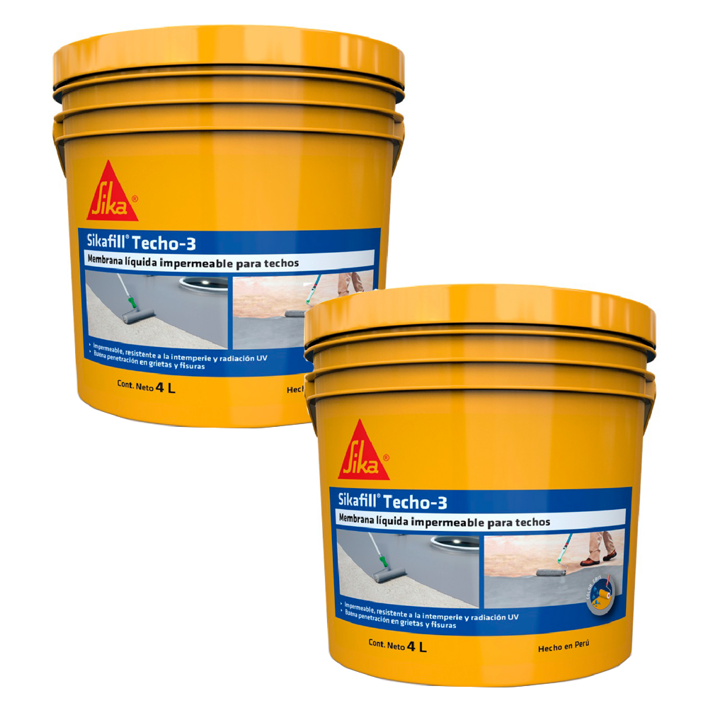 DUOPACK IMPERMEABILIZANTE ELÁSTICO TECHOS 4 LT - 1