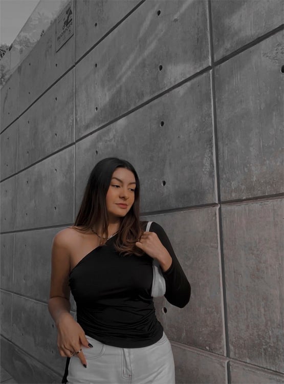 BLUSA MANGA LARGA MUJER SOLARY NEGRO CAMS - 3