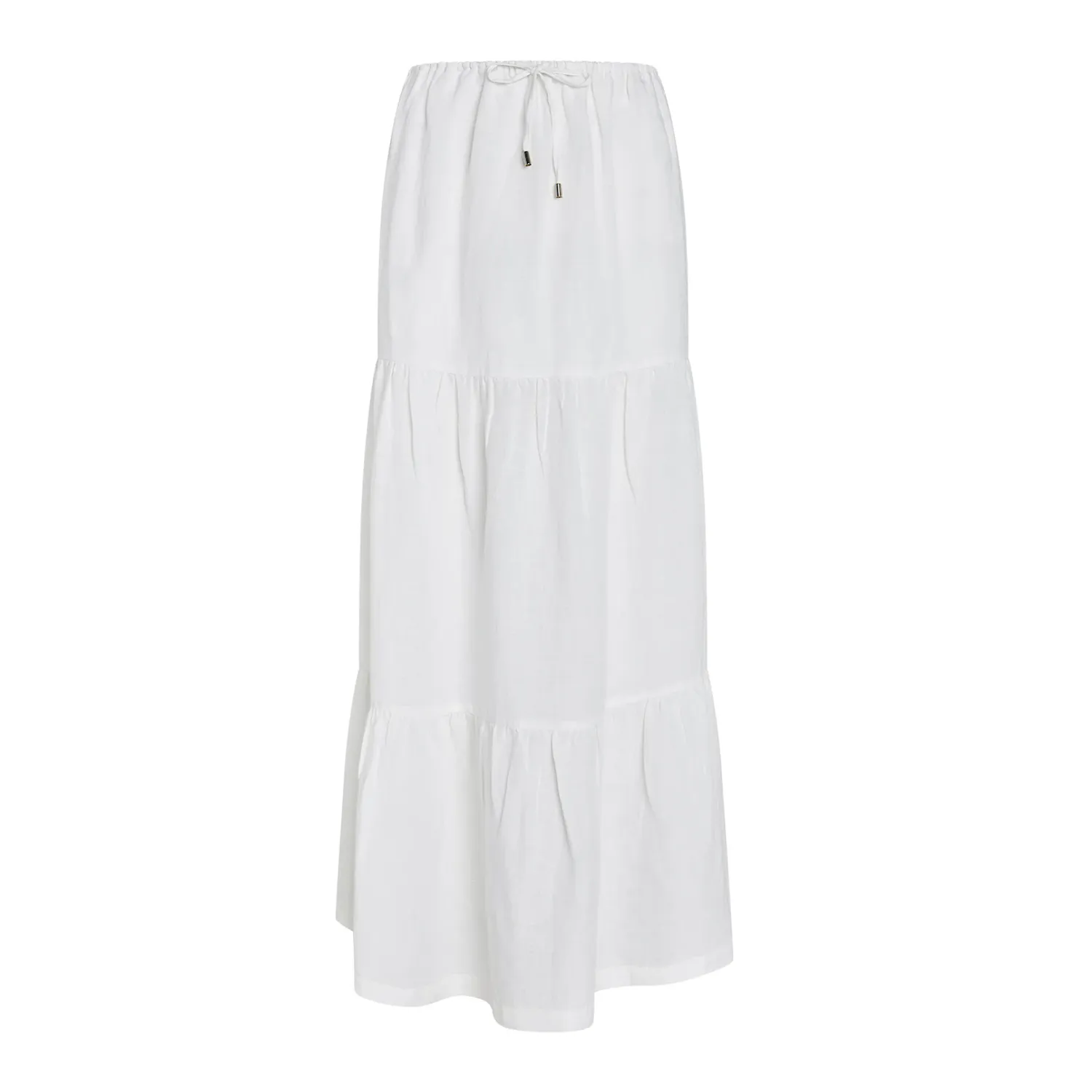 FALDA DE PLAYA PUSH UP LINO MUJER SOLARY BLANCO - 2