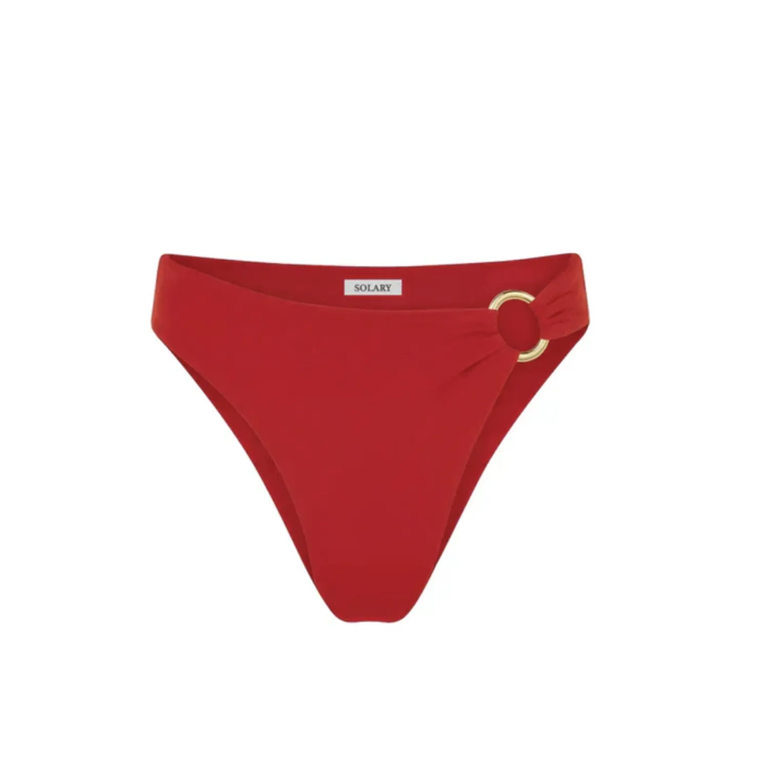 CALZÓN DE BIKINI BOTTOM LICRA MUJER SOLARY VALERIA RED CHERRY - 1
