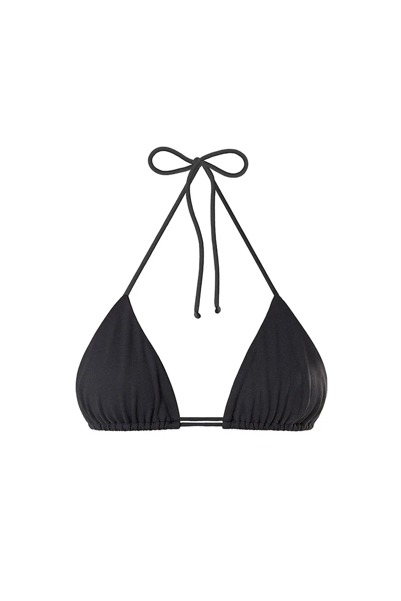 TOP DE BIKINI BRASILERO PUSH UP LICRA MUJER SOLARY NEGRO COPA REMOVIBLE - 2