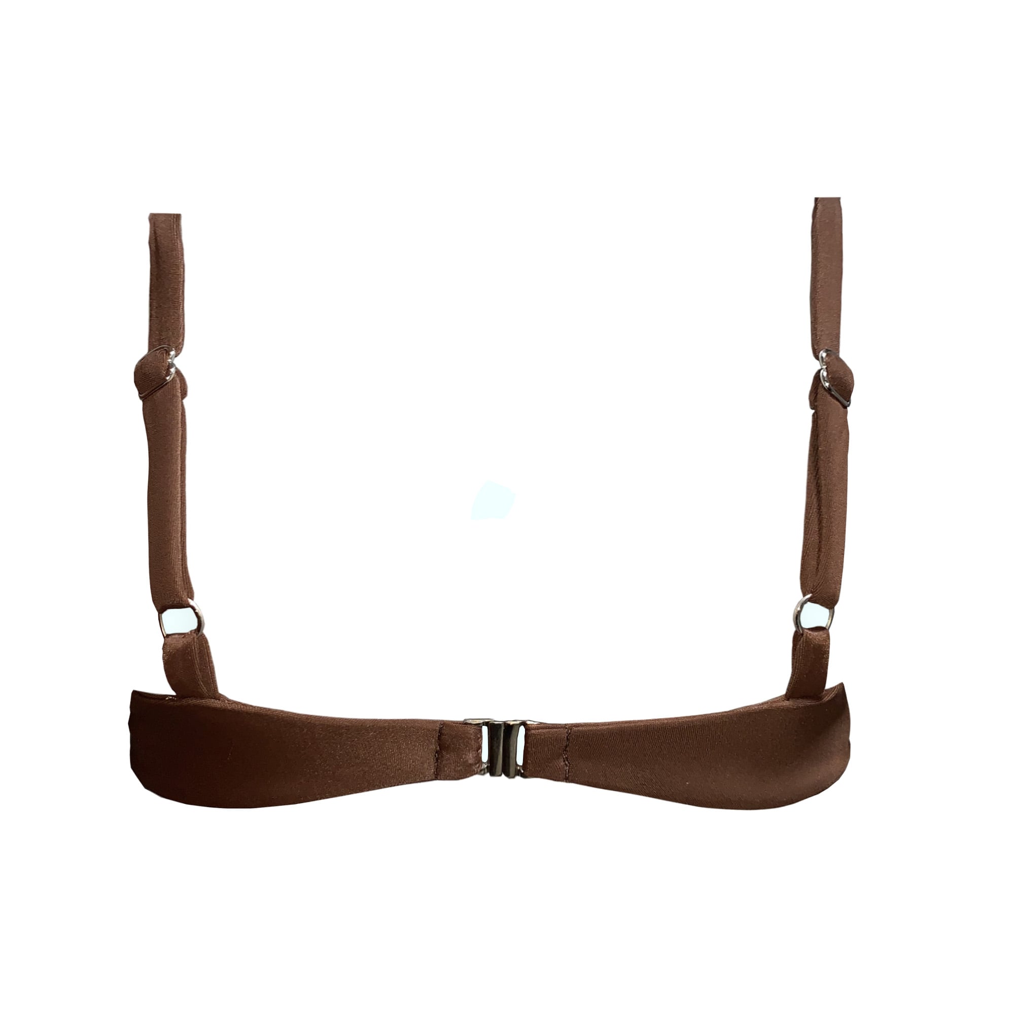 BIKINI TOP PUSH UP LICRA MUJER SOLARY CORRUGADO CHOCOLATE - 3
