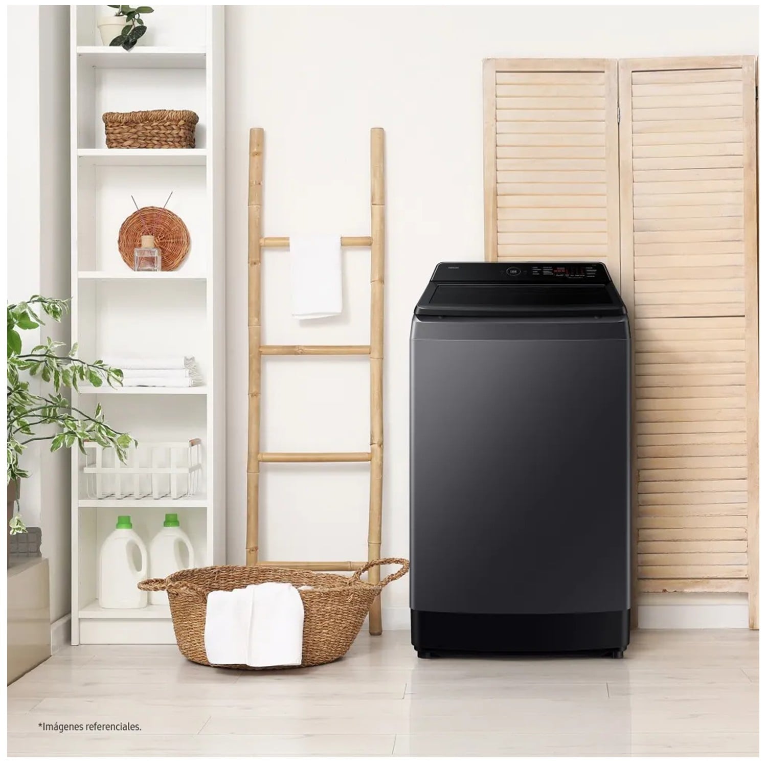 LAVADORA SAMSUNG 19 KG ECOBUBBLE WA19CG6441BDPE GRIS - 7
