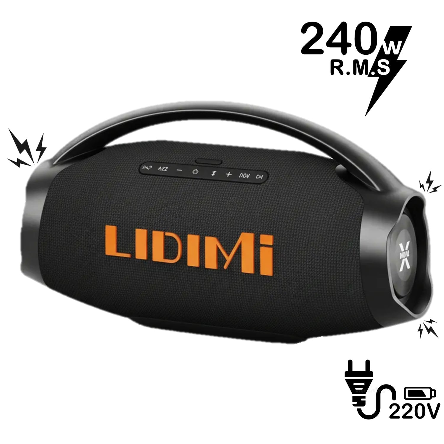PARLANTE BLUETOOTH LIDIMI SUPER 240W D-S670 USB 220V - 1