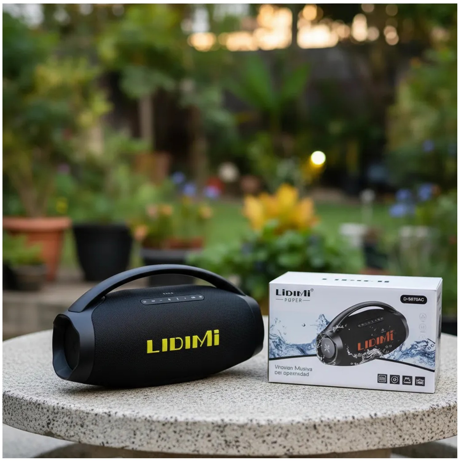 PARLANTE BLUETOOTH LIDIMI SUPER 240W D-S670 USB 220V - 4
