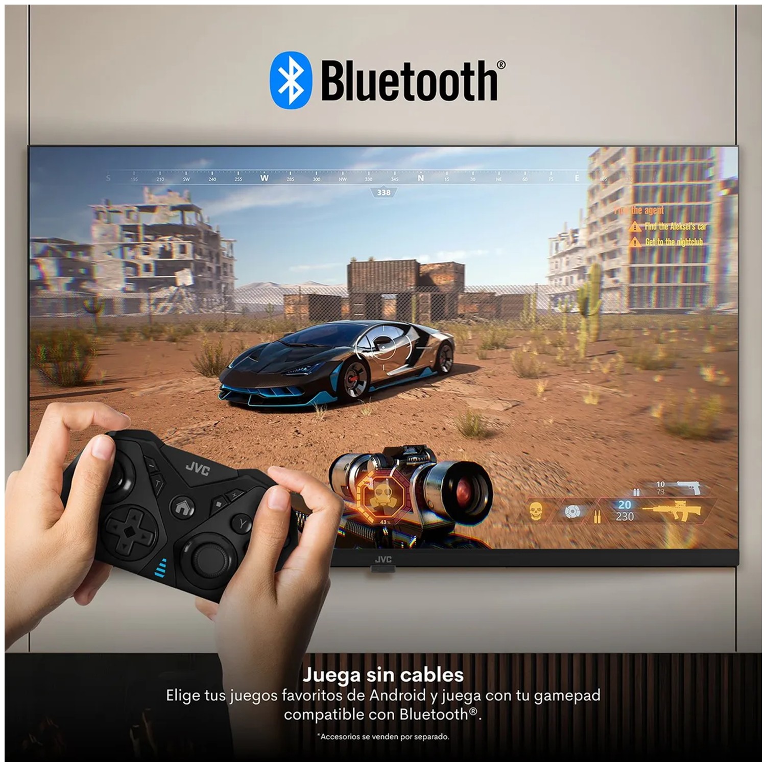 TELEVISOR JVC 32 HD GOOGLE TV LT-32KM138 + ANTENA DIGITAL - 8