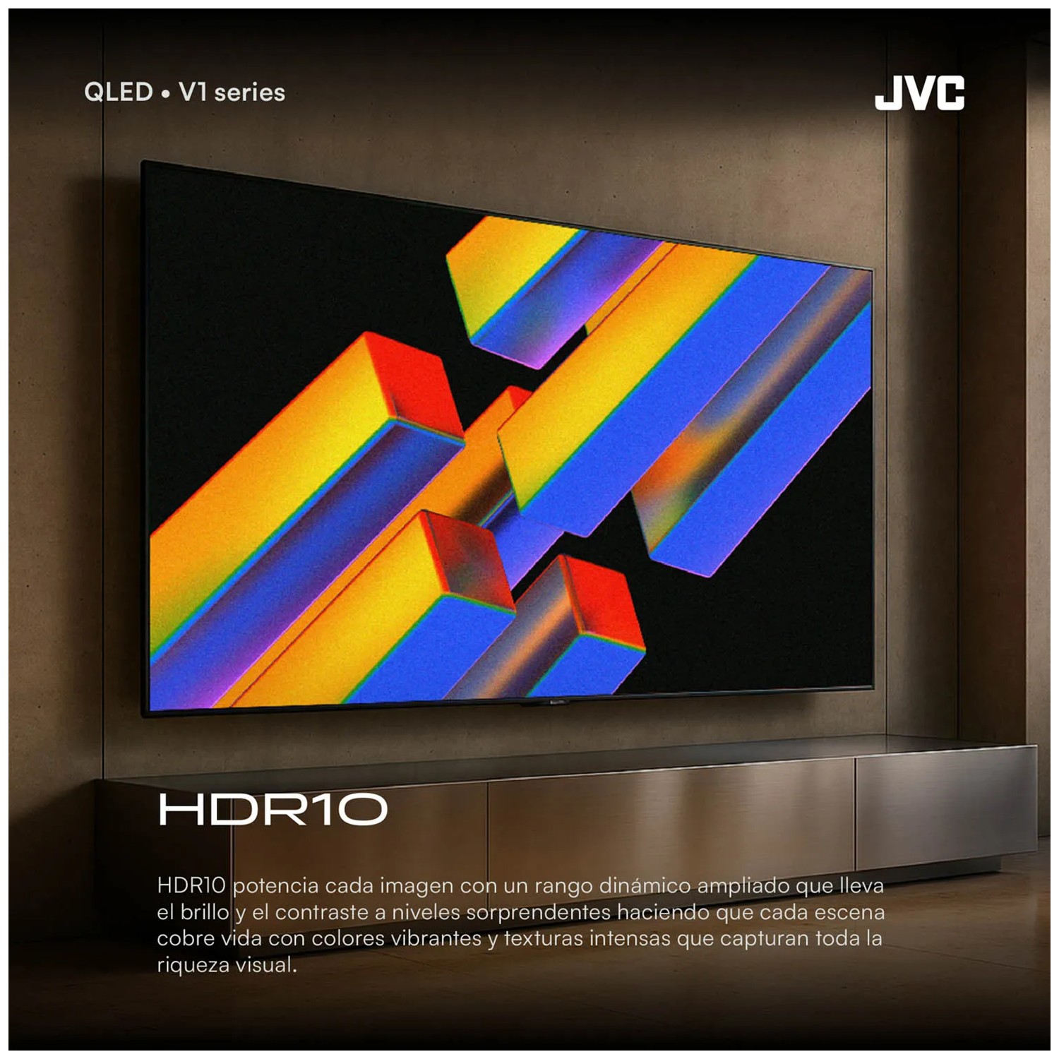 TELEVISOR JVC 43 QLED GOOGLE TV SMART TV + ANTENA DIGITAL - 3