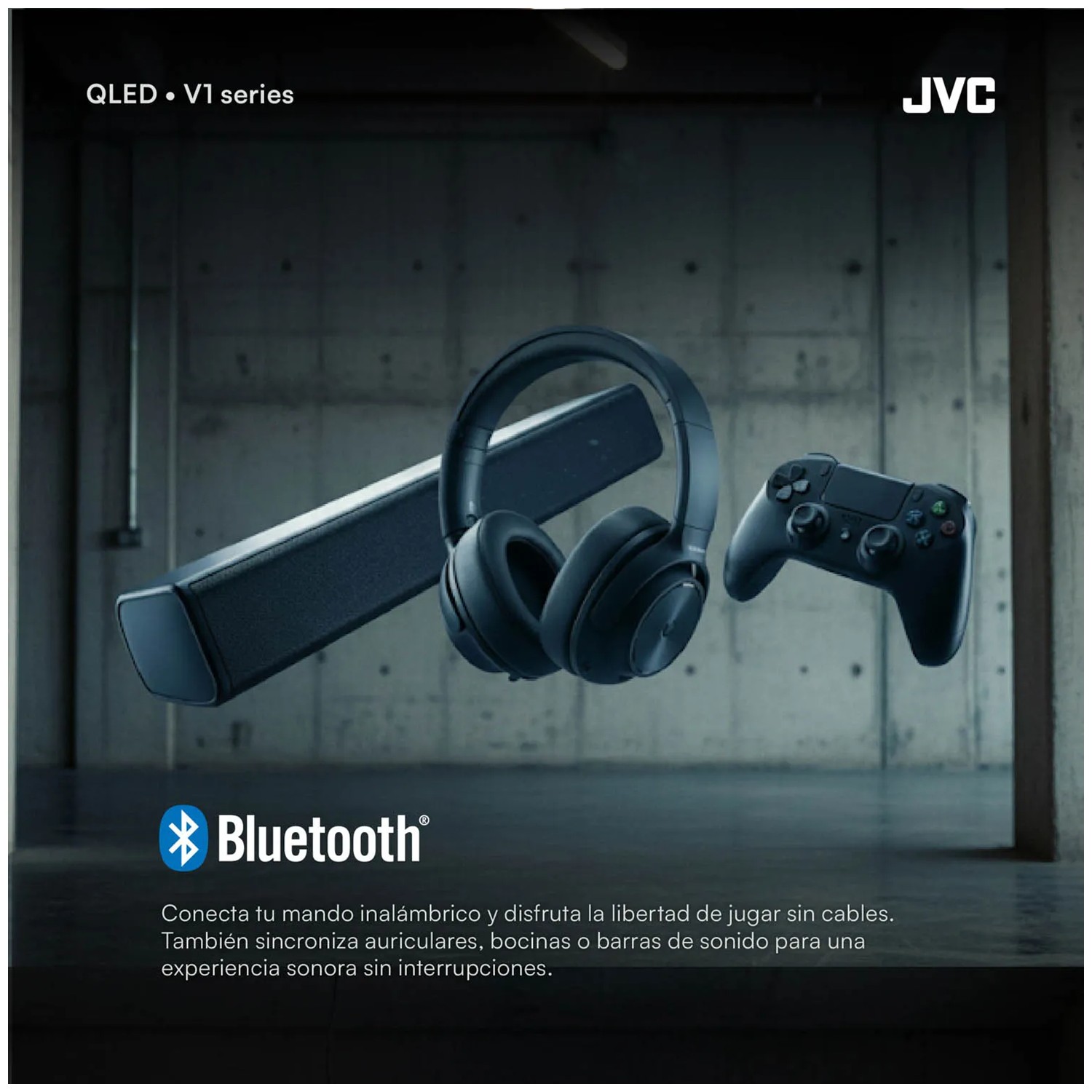 TELEVISOR JVC 43 QLED GOOGLE TV SMART TV + ANTENA DIGITAL - 5