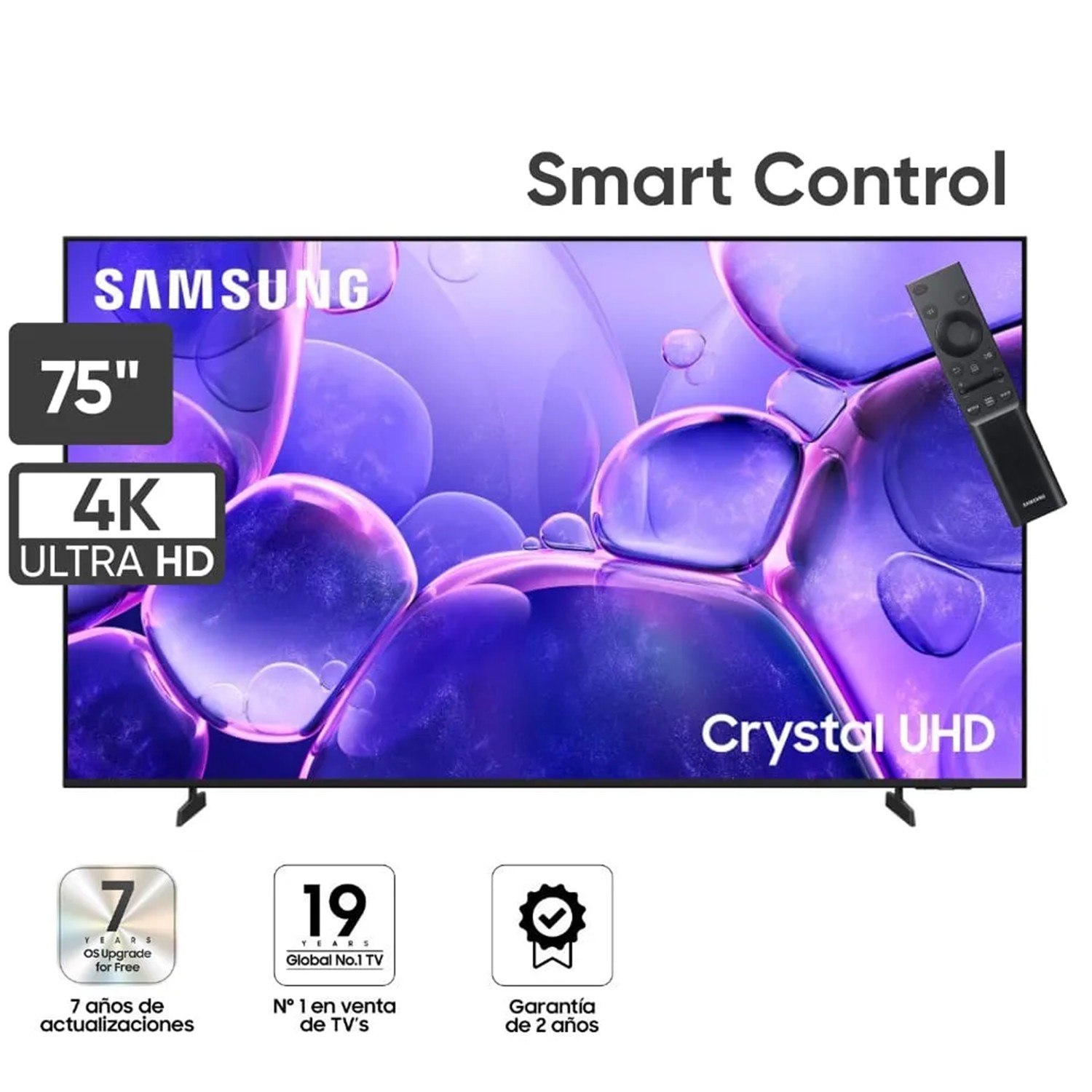 TELEVISOR SAMSUNG 75 UHD 4K SMART TV UN75U8000FGXPE - 1