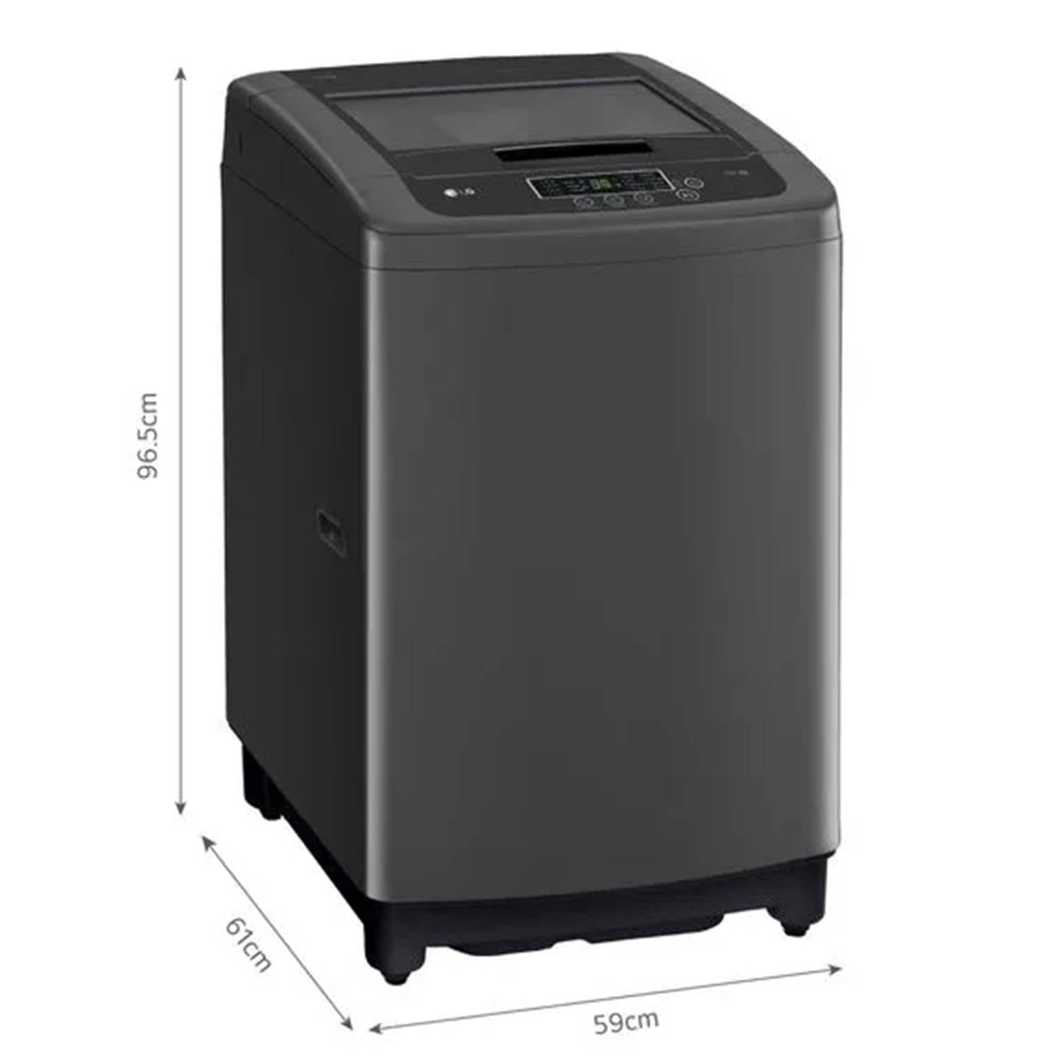 LAVADORA LG 13 KG CARGA SUPERIOR TURBODRUM™ WT13BVTB NEGRO - 2
