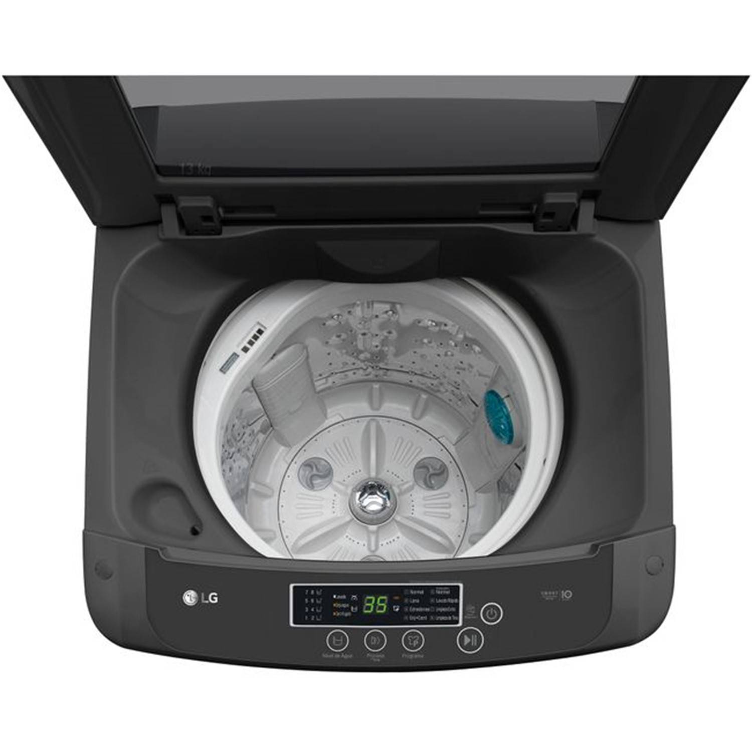 LAVADORA LG 13 KG CARGA SUPERIOR TURBODRUM™ WT13BVTB NEGRO - 6