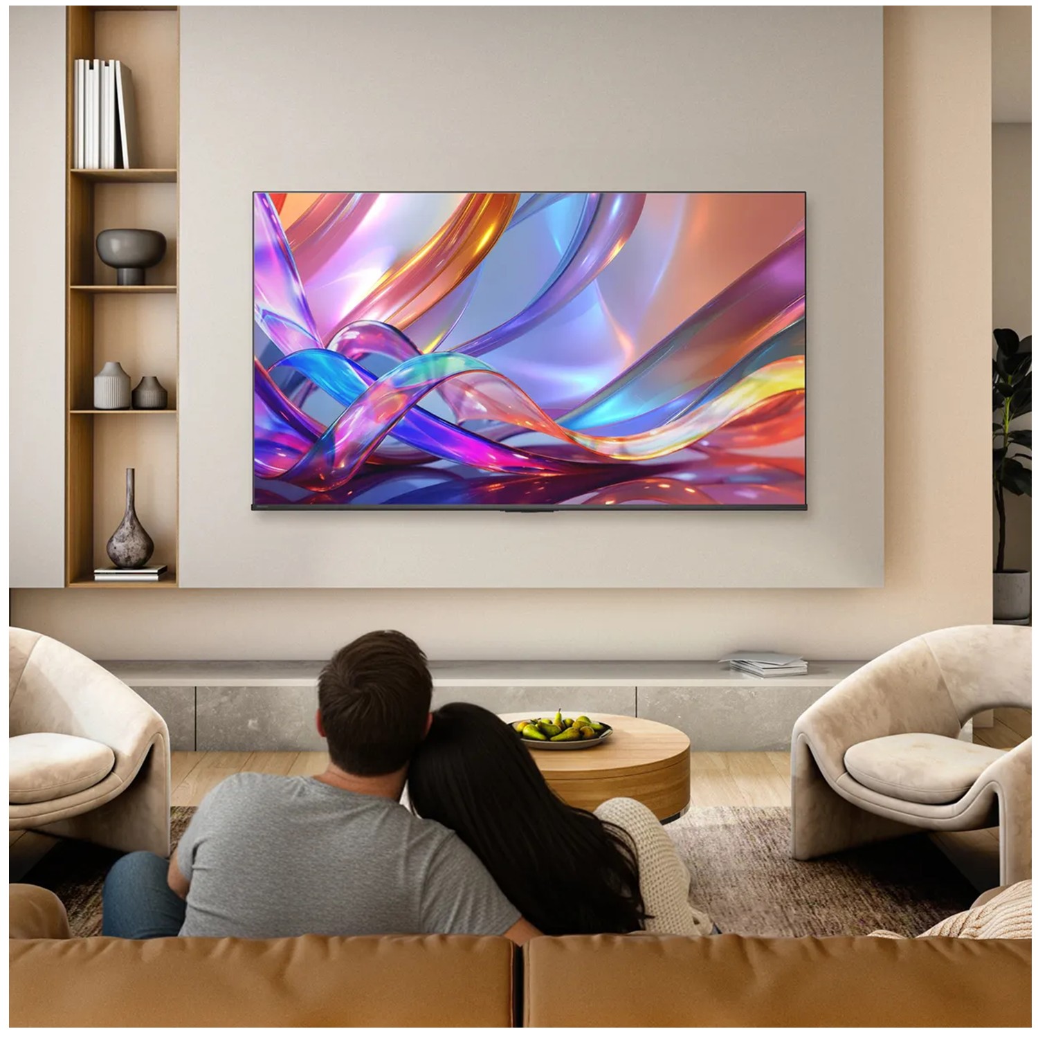 TELEVISOR HISENSE 55' QLED 4K MATE AI GOOGLE TV 55QD68SG + SOUNDBAR 100W - 4