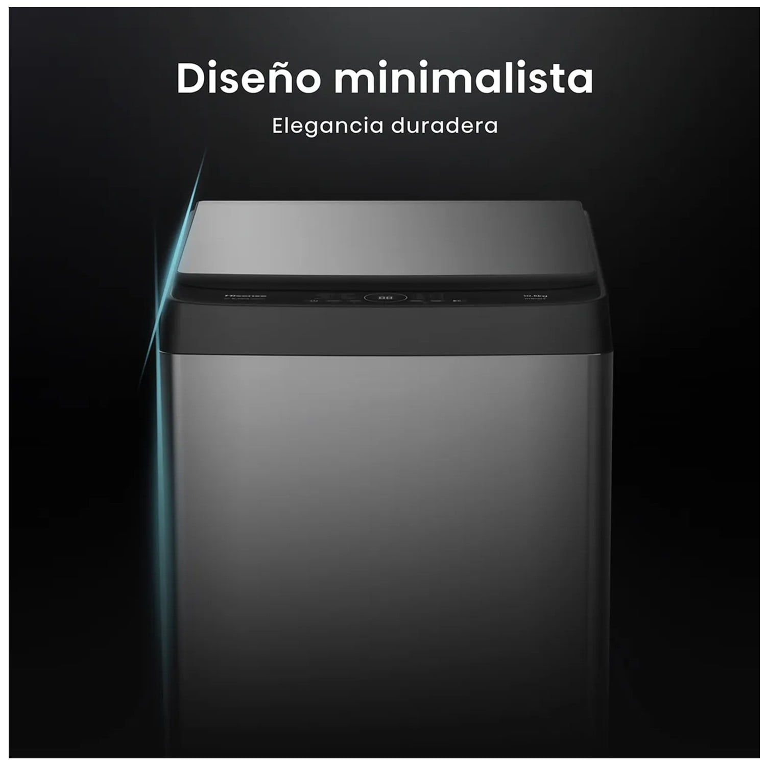 LAVADORA HISENSE CARGA SUPERIOR 10.5KG WT3K1131UT GRIS OSCURO - 3