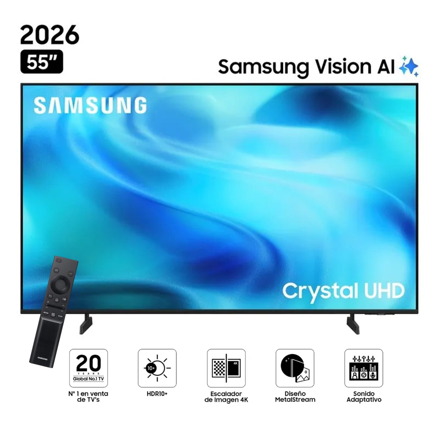 TELEVISOR SAMSUNG 55'' UHD U8000H SMART TV VISION AI (2026) - 1