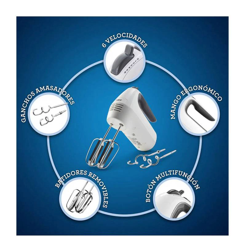 BATIDOR OSTER FPSTHM3532 6 VELOCIDADES - 2