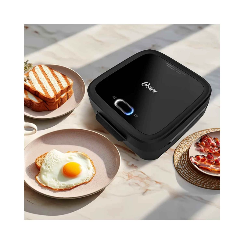 SANDWICHERA COMPACTA OSTER CKSTSM400 NEGRO - 4
